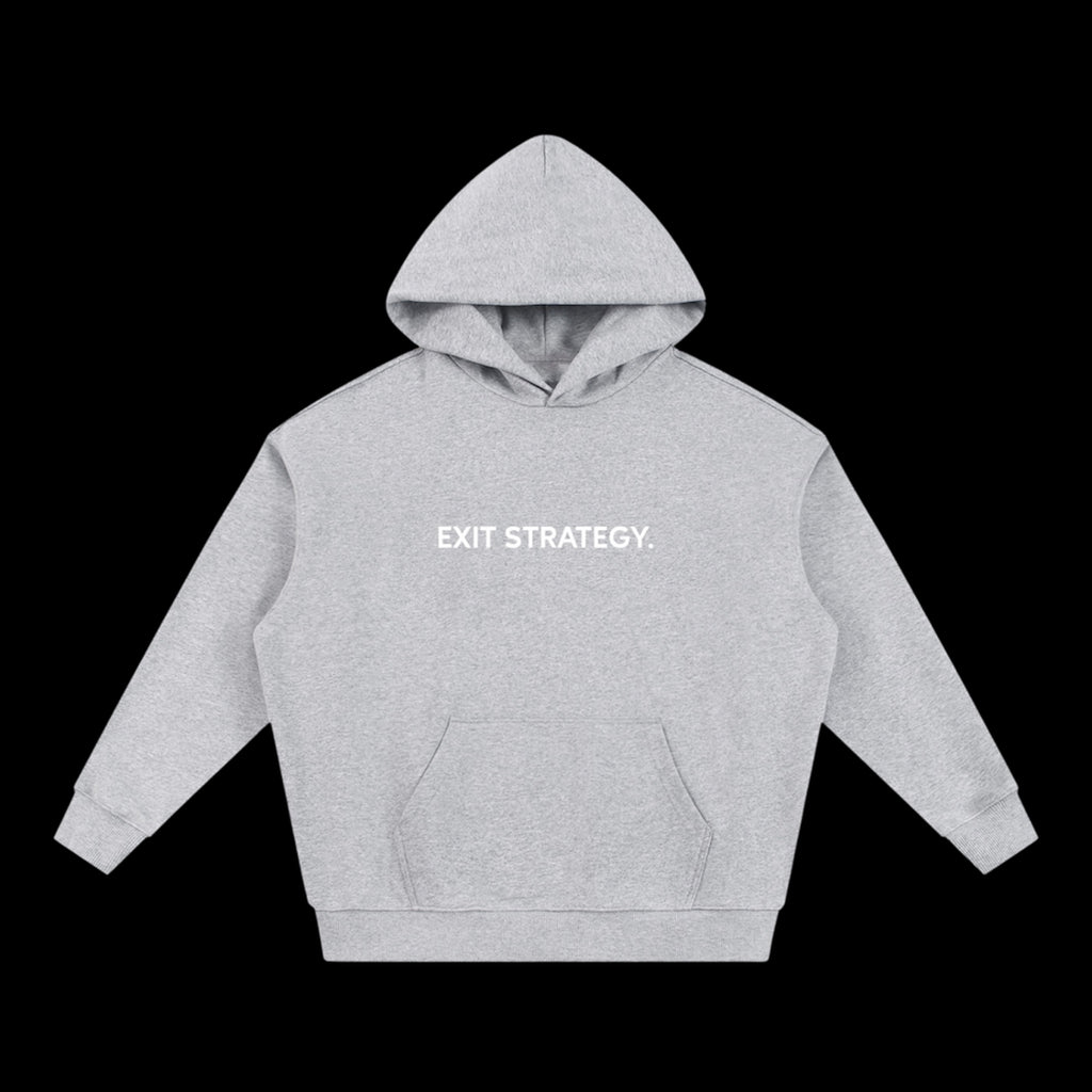 Exit Strategy Hoodie Grey