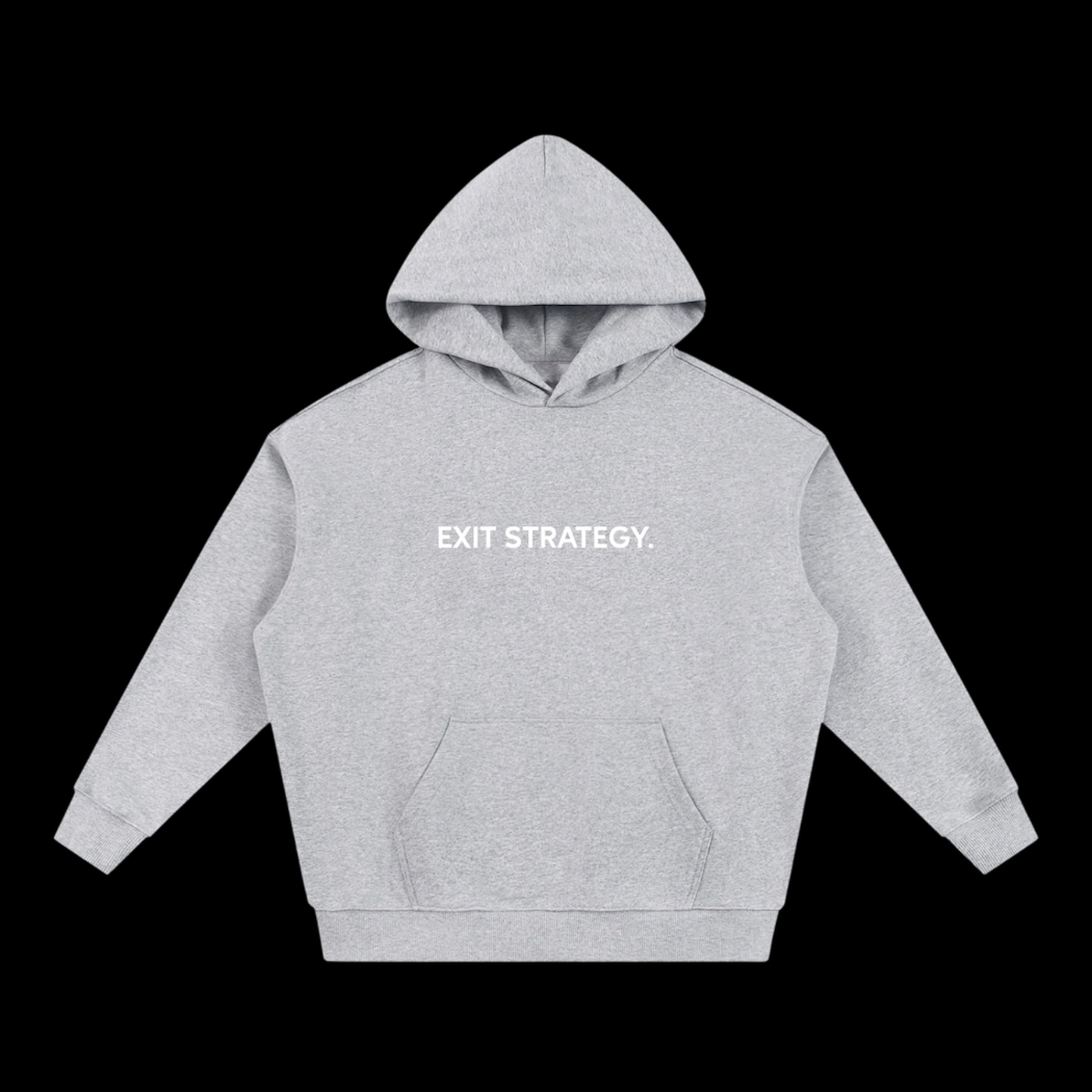 Exit Strategy Hoodie Grey