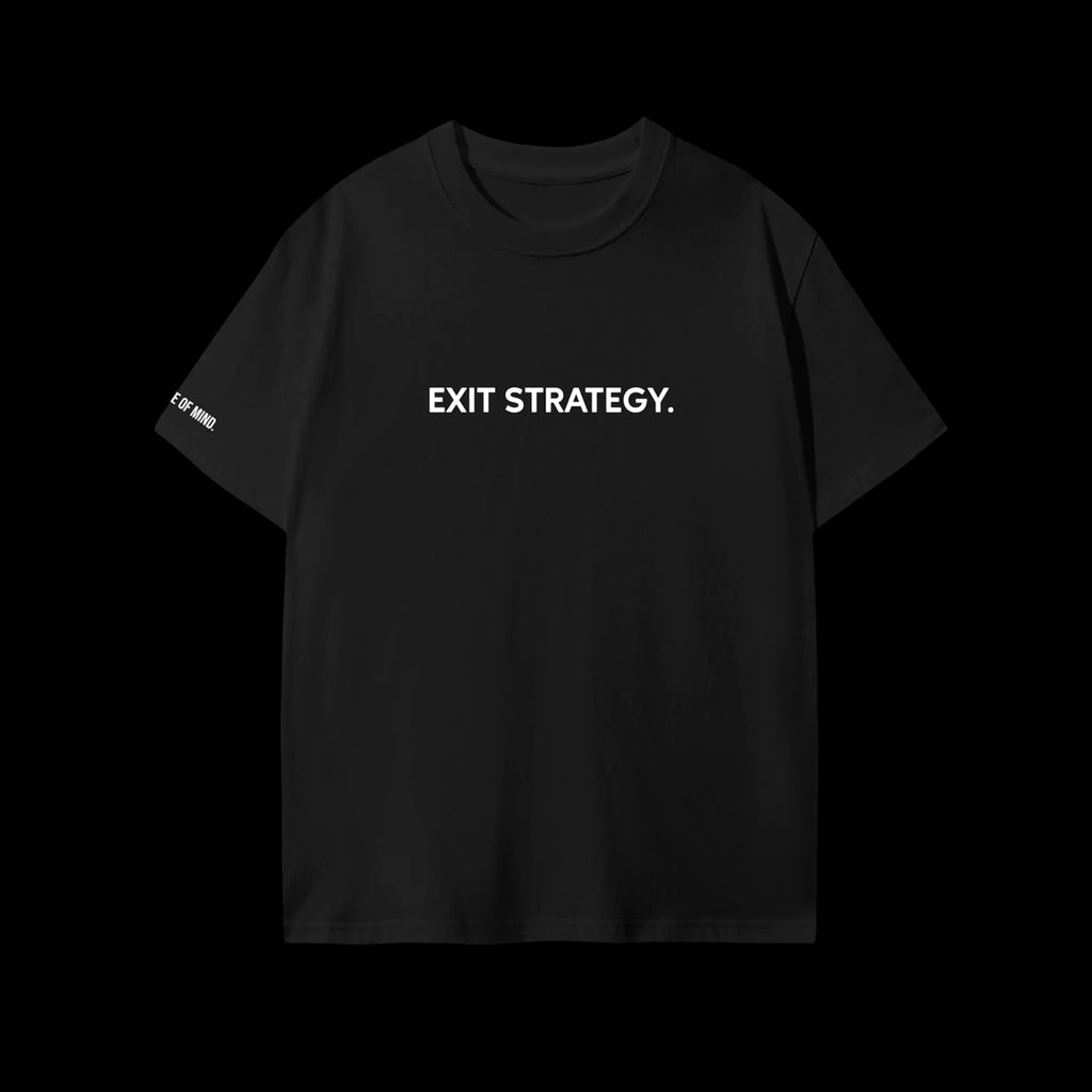 Exit Strategy T-Shirt Black